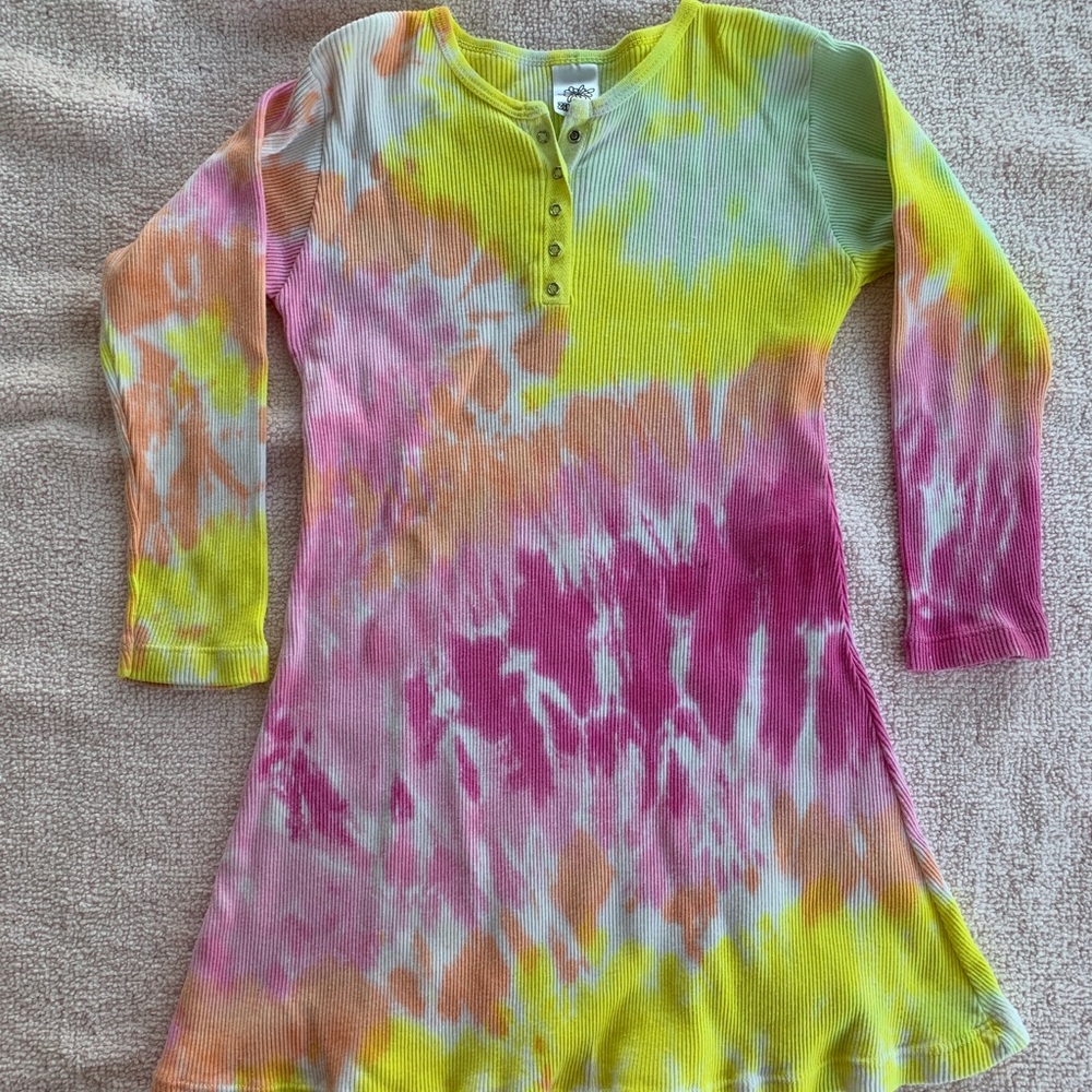 Girls tie dye dress